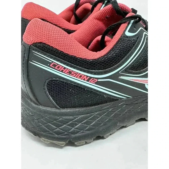 Saucony Cohesion 12 Women's Active Comfort Shoe Pink and Blue - Size 11 - Picture 3 of 11